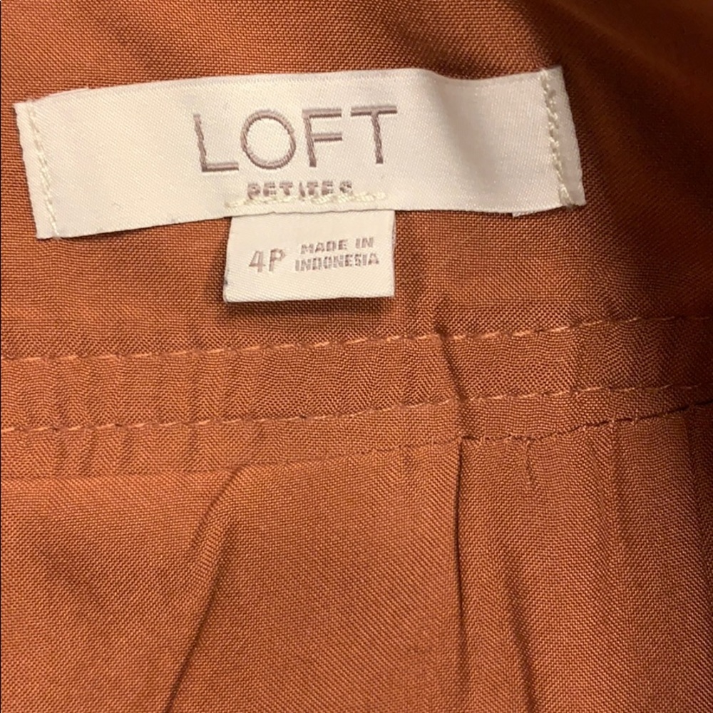 Faux Tan Leather Skirt - Picture 4 of 6